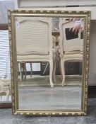 Modern rectangular mirror, 67cm x 50cm