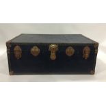 Large storage trunk in dark blue