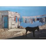 Set of three photographs of Mediterranean scenes, signed 'Genges Meis', 24.5cm x 37cm (3)