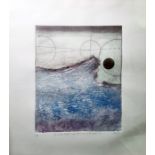 Devoc (20th century school) Limited edition print "A Passing Thought Like a Wave on the Mind Sea",
