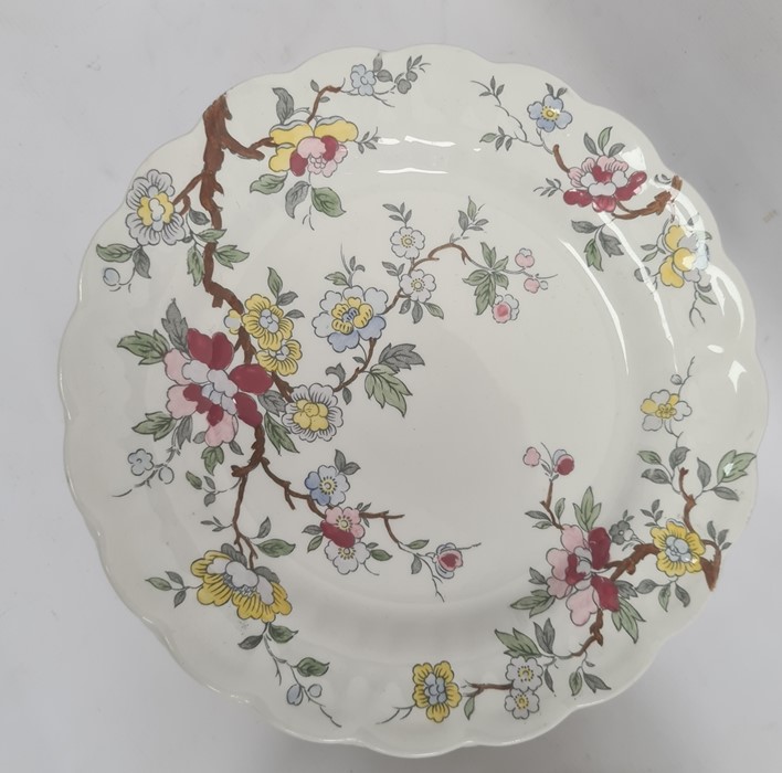 Booths 'Chinese Tree' pattern part dinner service, no.A8001 to base - Image 3 of 3