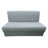 Modern duck egg blue upholstered sofa bed