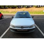 Peugeot 106 (1124cc) three-door hatchback motorcar, manual, petrol, silver, mileage 63,000,