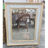 Rectangular mirror in painted frame 92 x 72 cmCondition Reportthe rebate measurement is 47 x 68 cms