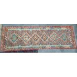 Chobi Kilim runner, 194 x 63cm