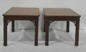 Pair of modern square-topped coffee tables in the Chinese taste (2)