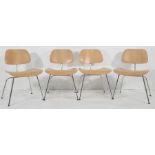 Set of six modern reproduction Charles Eames for Vitra plywood chairs (6)  Condition ReportChair 1 -