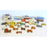 A quantity of model vehicles to include Corgi 'Car Transporter', (boxed), Oxford Diecast 'Daily