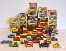 Quantity of model diecast vehicles to include Days Gone, Matchbox, Lledo, Corgi etc, many boxed some