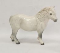 Royal Doulton white and grey mountain pony