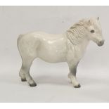 Royal Doulton white and grey mountain pony