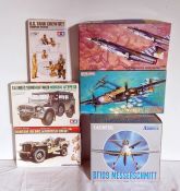 Miniart 40BRCw/ British crew, Armour collection BF 109 Messerschmitt, Dragon Black Widow, Corgi