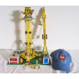 A Lego crane, without box, 45cm high