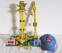 A Lego crane, without box, 45cm high