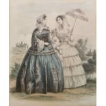 Set of six French costume engravings after Jules David (6)