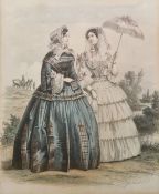 Set of six French costume engravings after Jules David (6)