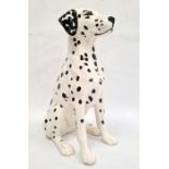 Beswick pottery model dalmatian, 2271 seated, 36.5cm high Condition ReportThere is a small surface