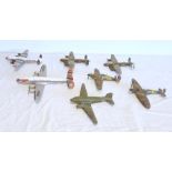 Quantity of model aeroplanes, to include Corgi 'Spitfire', Corgi 'Lockheed Constellation', Corgi '
