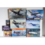 Profipack Edition F6F-3 1:48 scale, Hobby boss Spitfire 1:32 scale, 'Seahawk', Tamiya Mitsubishi