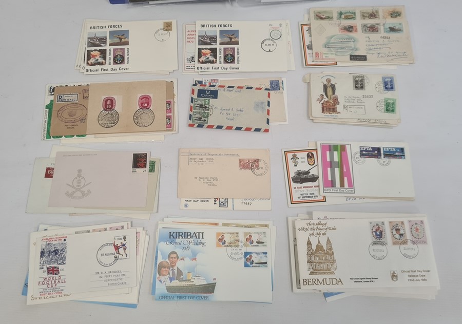 Album containing coins and First Day Covers and a quantity of loose FDCs (1 box) - Image 3 of 3