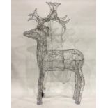 Christmas reindeer, illuminating, 110cm high approx