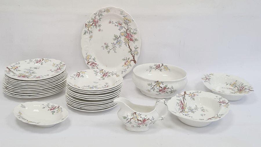 Booths 'Chinese Tree' pattern part dinner service, no.A8001 to base