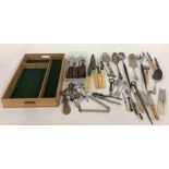 Quantity of James Ryals stainless steel flatware with wooden handles, other assorted flatware and