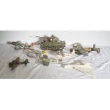 Corgi 'Lancaster model', Corgi 'Short Sunderland', CDC collection Armour various models, Corgi 'AVRO