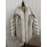 Saga  fox fur jacket , 1980's