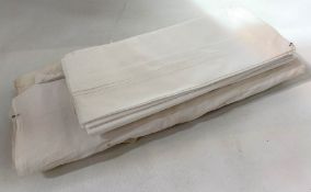 Three vintage linen sheets and two linen sheets marked 'Spec No.131' (5)  Condition Report246cm x