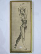Tom Merrifield (20th century) Limited edition print "Petra" Nude study, No 103 of 500, signed, 58.