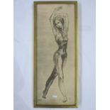 Tom Merrifield (20th century) Limited edition print "Petra" Nude study, No 103 of 500, signed, 58.