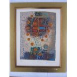 David Dodsworth 20th century mixed media limited edition "Pico III", signed indistinctly to the