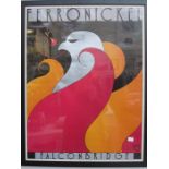 Two colour posters "Ferronickel Falconbridge", 66 x 50cm, and Picasso "Femme au Miroir 1937"