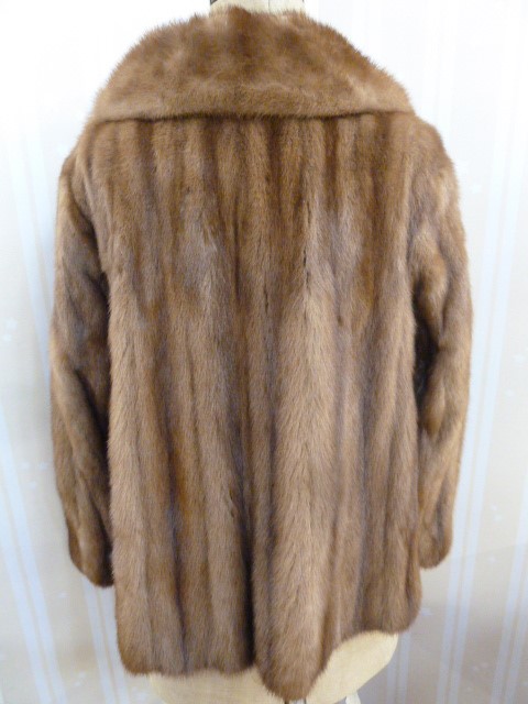 Vintage mink jacket with single fastening - Image 2 of 2