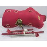 Modern red Diana Autoset dressmaker's dummy with attachments (incomplete)  Condition ReportPlease