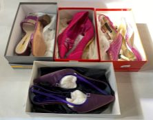 Quantity of designer shoes in original boxes, all 38 and 38 and half, to include Martini Osvaldo,