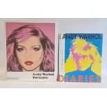Hackett, Pat (ed) 'The Andy Warhol Diaries'  Simon and Schuster 1989 , black cloth with silver