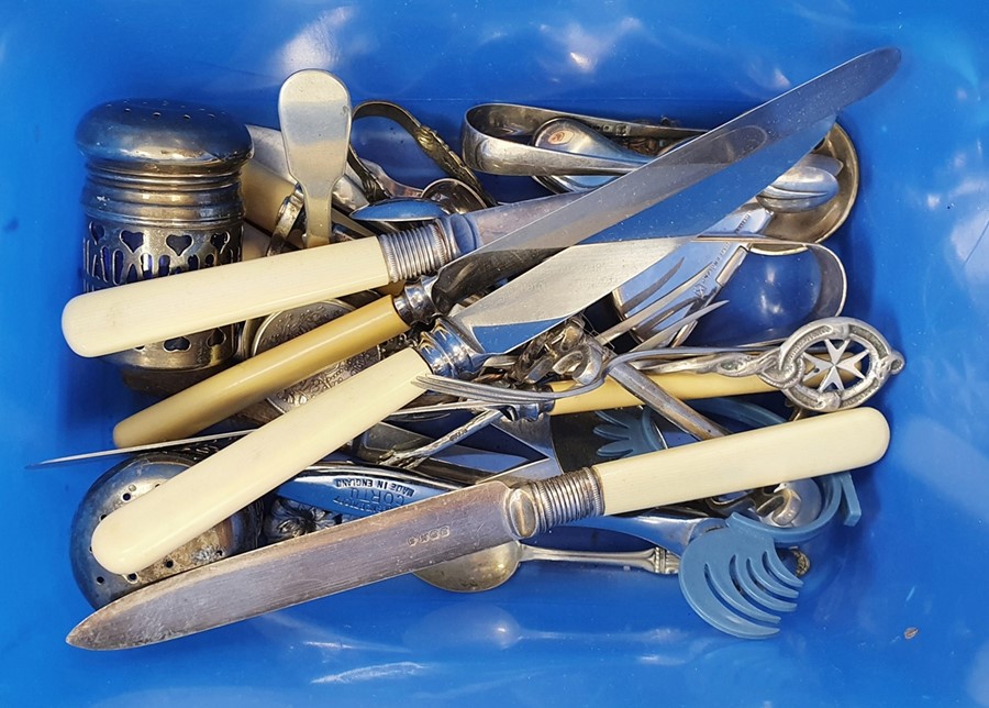 Quantity of silver plated and other cutlery, various ages and designs - Image 5 of 5