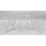 Suite of Stuart glassware to include hocks, wines, sherries, etc  Condition ReportThere are 2 X