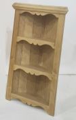 20th century oak bedside cabinet with single drawer and cupboard door and corner hanging shelf