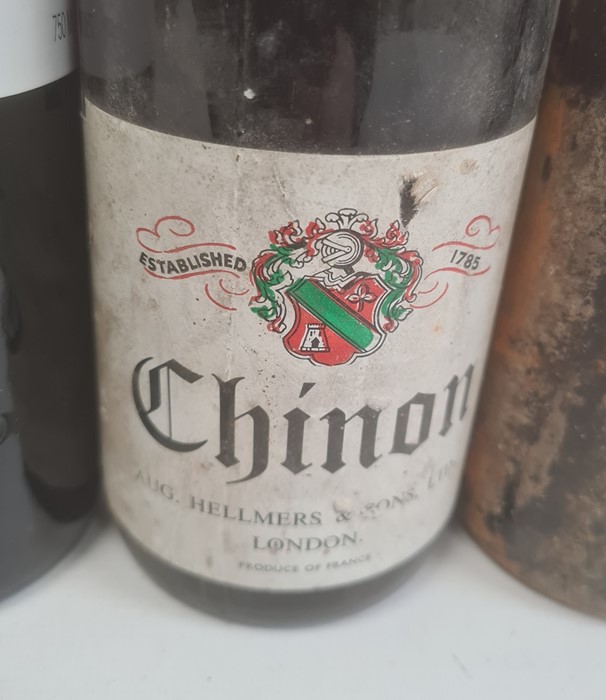 One bottle of Fonseca Porto Reserve ruby port, two bottles 1973 Chinon Aug. Hellmers & Sons Ltd, - Image 4 of 6