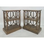 Set of four low modern shelving units, possibly Oka (4)  Condition ReportThere are lots of  minor