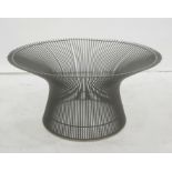 In the manner of Warren Platner for Knoll wire coffee table base (no glass top)
