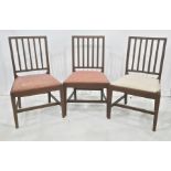 Set of six mahogany railback dining chairs (6)