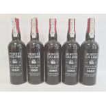 Five bottles of 1980 Porto Calem Quinta da Foz, produced and bottled by A A Calem & Filho, Lta,