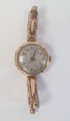 Lady’s 9ct gold wristwatch with expanding strapCondition Reportwe never guarantee any watches
