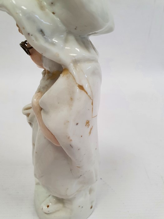 Lladro porcelain kneeling figure 'Madonna', Royal Copenhagen figure of child with cymbals and pair - Image 7 of 16