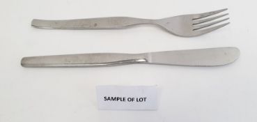 Vintage Viners stainless steel cutlery set with textured decoration and other items of cutlery