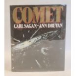 Sagan, Carl and Druyan, Ann 'Comet' , Random House 1985, signature on title page, black cloth, has